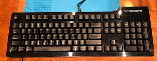 Das Keyboard reassembled after changing to Kailh Box Navy key switches Das Keyboard reassembled after changing to Kailh Box Navy key switches