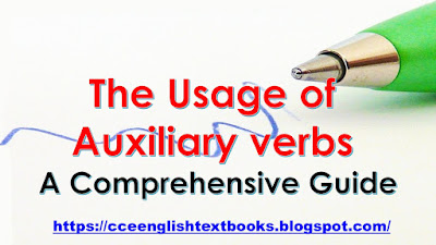 The Usage of Auxiliary verbs A Comprehensive Guide