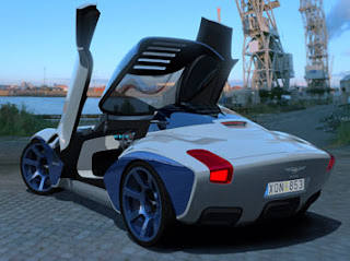 Paulin VR concept car futuristic for future