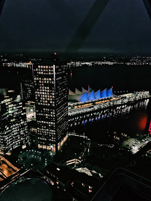 View from the top of Vancouver Lookout - 147 metres up