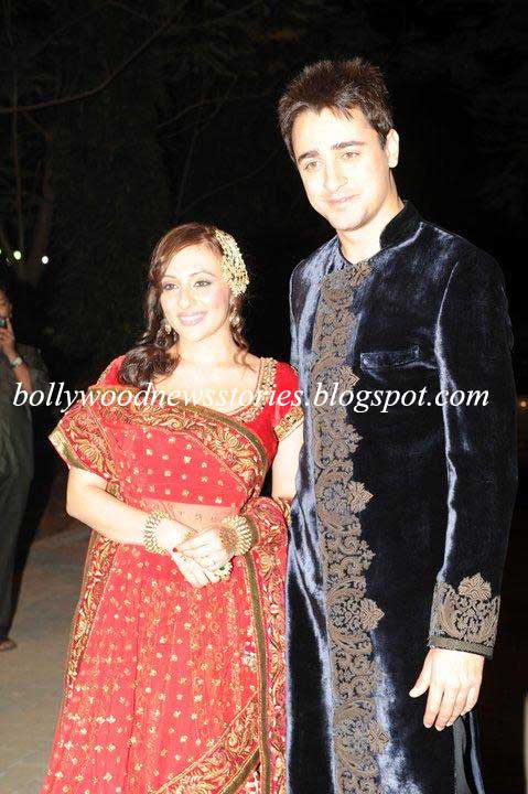 Imran Khan and Avantika Malik at their Wedding Sangeet Ceremony