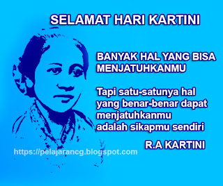 PELAJARAN SEJARAH, TEMA, UCAPAN UNTUK PERINGATAN HARI KARTINI