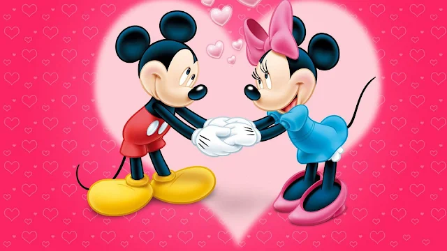 Tema Mickey e Minnie Apaixonados