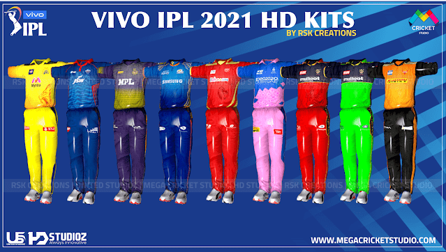 IPL 2021 Kit for EA Cricket 07