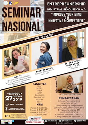 Seminar Nasional Enterpreneurship oleh FIESTA FISIKA di UNS 