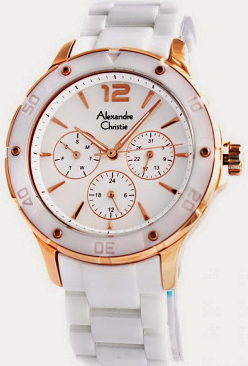 Jam Tangan Alexandre Christie Putih