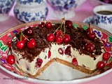 Tarta de Cereza Queso y Yogur de Maracuyá