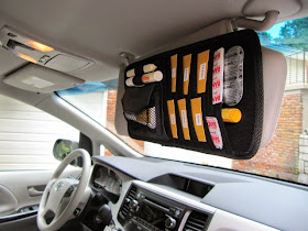 car visor first aid kit