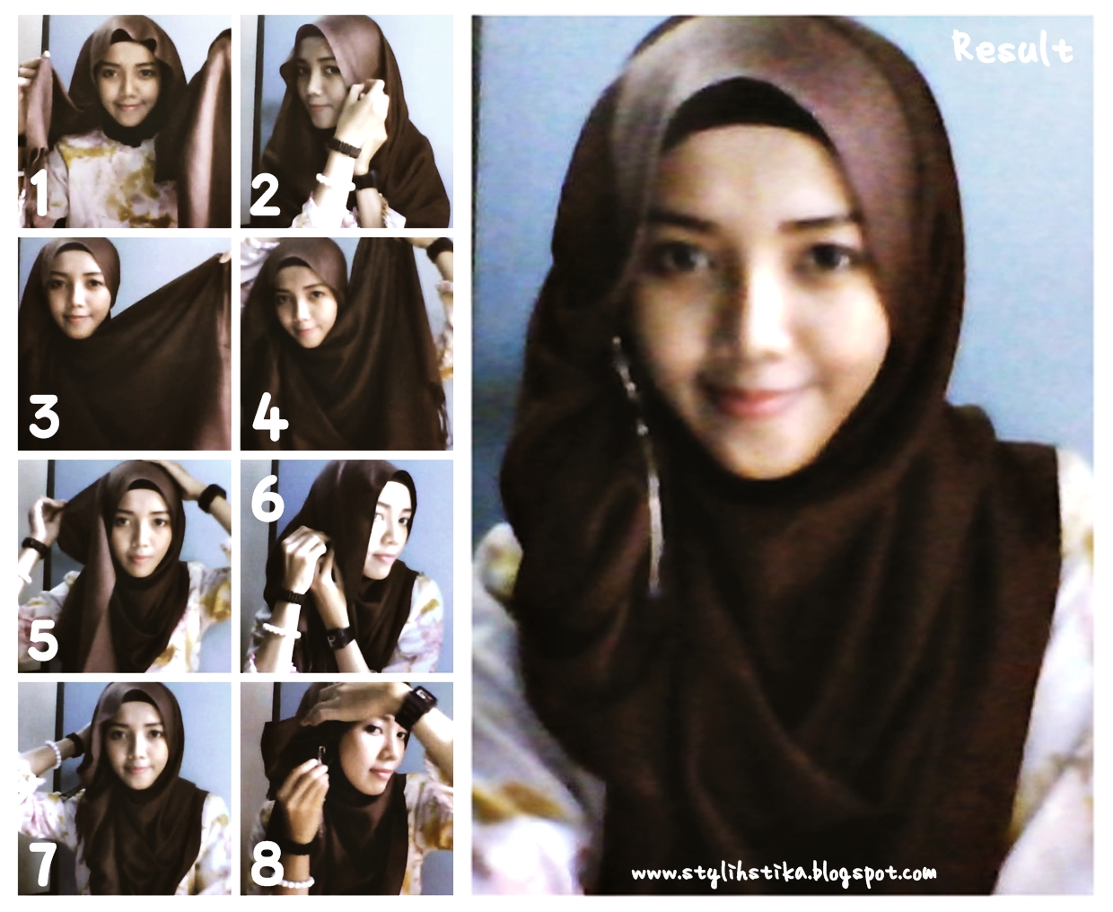 24 Gambar Menarik Tutorial Hijab Indonesia Pashmina Ceruti Untuk Kamu