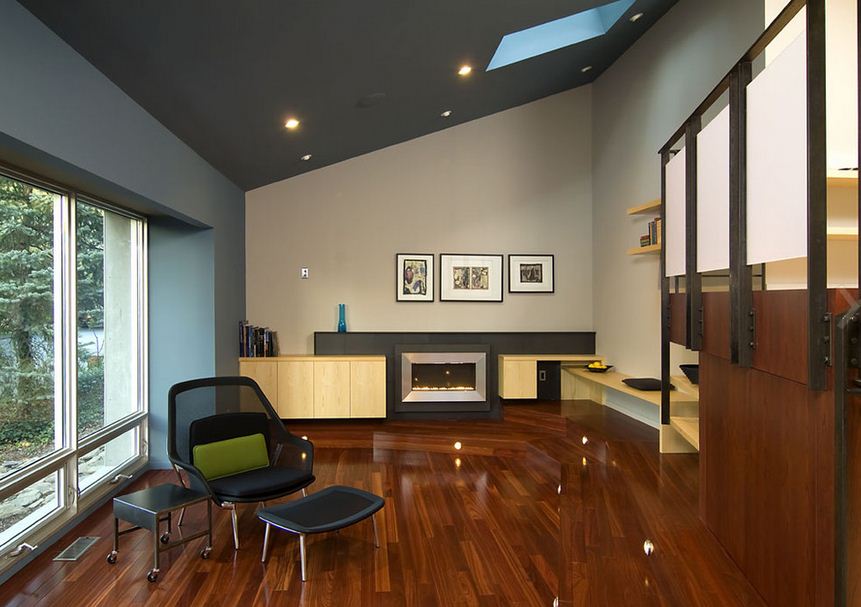 Cover your room in a pacific paint that will ignite your mind and have you resting better at night. Painted Vaulted Ceilings What Colour Works Best The Reno Projects