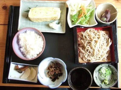 もみじ庵の玉子焼き定食