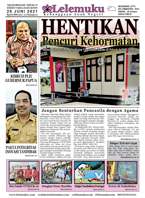 Tabloid Lelemuku #47 - Hentikan Pencuri Kehormatan - 28 Juni 2021