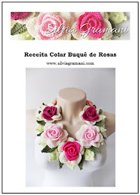 Receita Colar Buquê de Rosas PDF e Impressa 