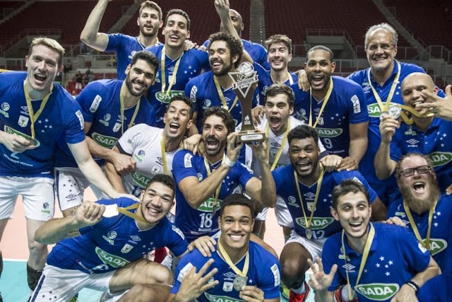 Sada Cruzeiro đánh bại EMS Taubate để đoạt siêu cúp Brazil 2017