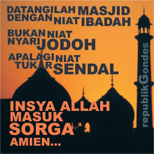 Gambar Meme Lucu Islami  Buat DP  BBM Cerita Humor Lucu 