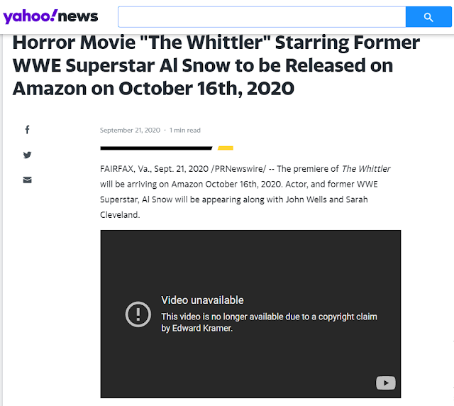 The Whittler preview is copywrite claimed by Ed Kramer