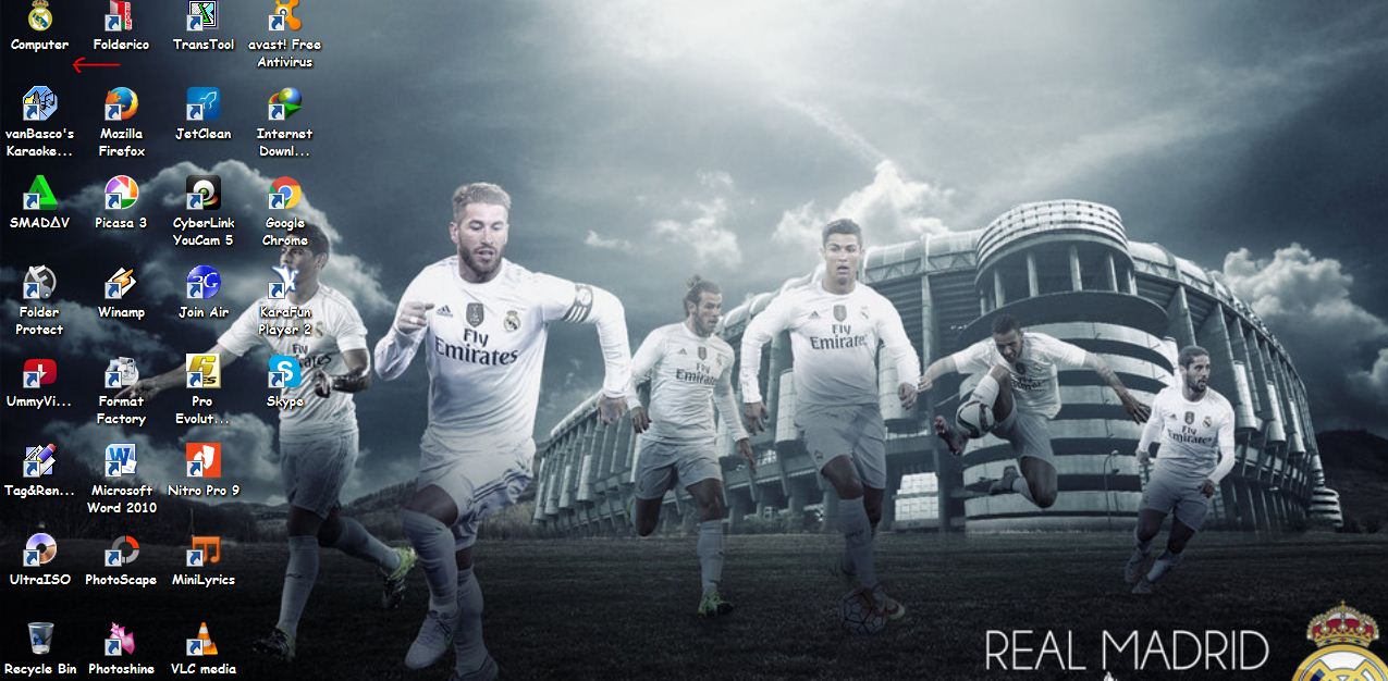 Download Tema Real Madrid Terbaru 2016 For PC