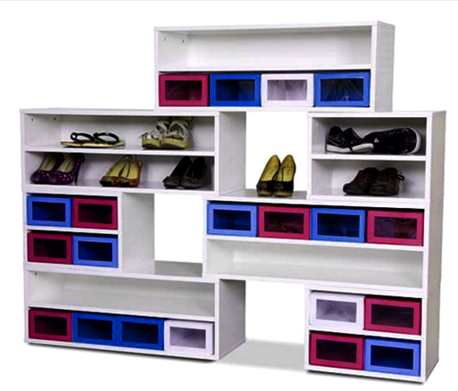 contoh model  rak tempat sepatu minimalis terbaru