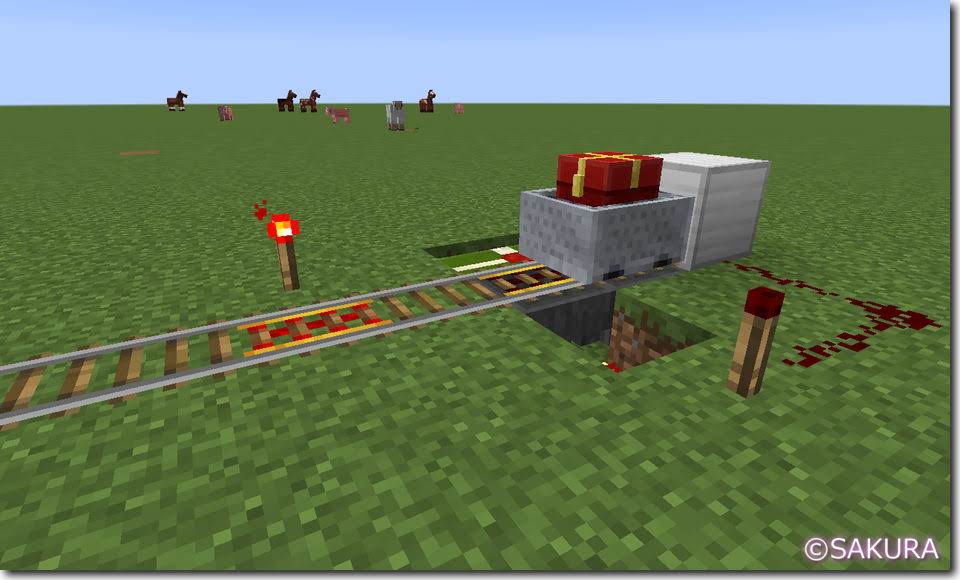 マイクラ 簡単なトロッコ運送の荷降ろし駅の作り方 マイクラ 簡単なトロッコ運送の荷降ろし駅の作り方