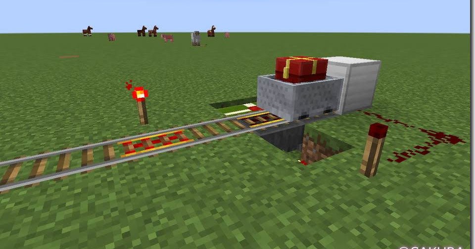 マイクラ 簡単なトロッコ運送の荷降ろし駅の作り方 マイクラ 簡単なトロッコ運送の荷降ろし駅の作り方