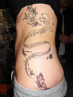 music tattoos, tattooing