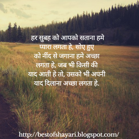 Good Morning Hindi Shayari Images