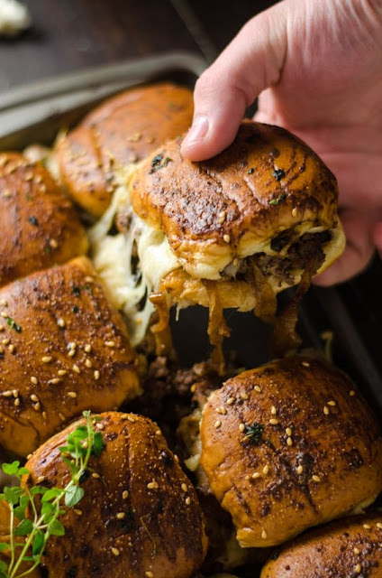 Delicious French Onion Beef Sliders 