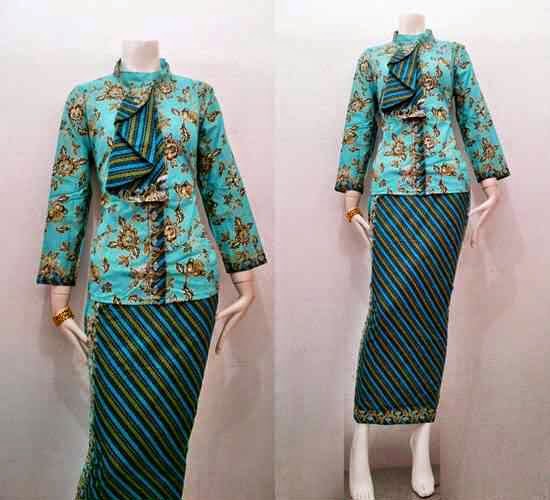 Model  Baju  Batik Terbaru  Pramugari  Dasi Batik Bagoes Solo