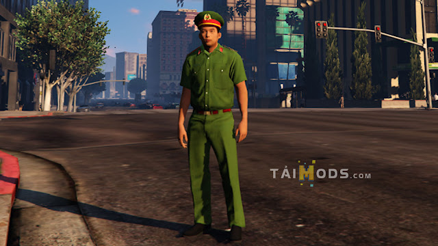 MOD GTA5 – Nhân Vật Công An Việt Nam