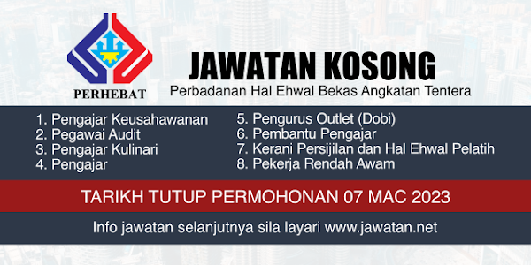 Jawatan Kosong PERHEBAT 2023