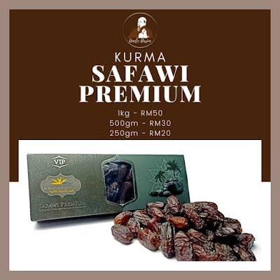 Senarai Harga Kurma Safawi Premium mengikut berat