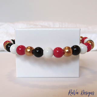 jewelry for sports fans football bracelet beads rava designs