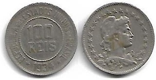 100 réis, 1934