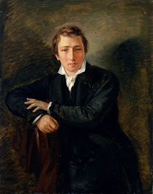 Heinrich Heine by Moritz Daniel Oppenheim