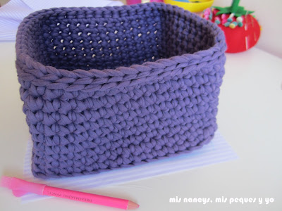 mis nancys, mis peques y yo, tutorial DIY funda cestas cuadradas, marcar la base sobre tela