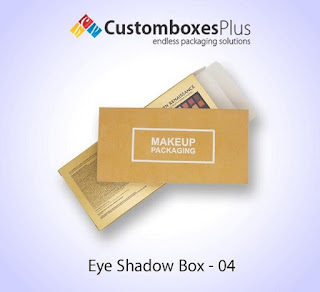 The quality of custom eye shadow boxes can’t be compromised at any cost at customboxesplus. Customized eye shadow boxes are available in kraft as well as cardboard. They are available in numerous options of styles such as sleeve packaging, window die-cut packaging, boxes with handles, or two-piece boxes. The high-quality material used in the manufacturing of eye shadow boxes keeps it away from any type of contamination. Our passion is to serve you with extremely quality robust material that creates a long-lasting impression about your product in the market. Custom eyeshadow boxes are the best ones with logos and graphics along with the tint of vibrant colors that have the capacity to bewitch the viewers on first sight and help you in choosing your brand.
