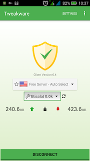 Etisalat 2017 Free Browsing Cheat Settings Using TweakWare v6.4