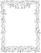 Borders and frames clip art (flower borders and frames )