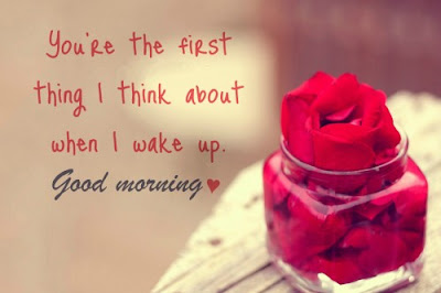 Good Morning wishes with Rose 