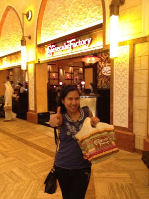 Thumbs up for the Cheesecake Factory