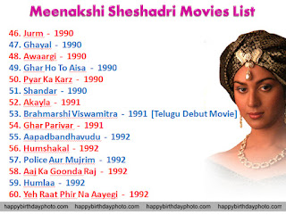 meenakshi seshadri movies name list 46 to 60