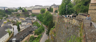 Ciudad de Luxemburgo. Vistas desde el Chemin de la Corniche.