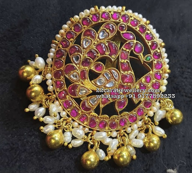 Unique Silver Kundan Chokers and Lockets 