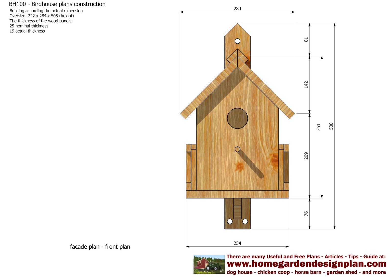 Build Bird Houses Plans