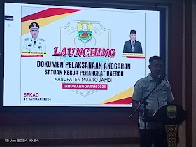 BPKAD Muaro Jambi Launching Penyerahan DPA 2024