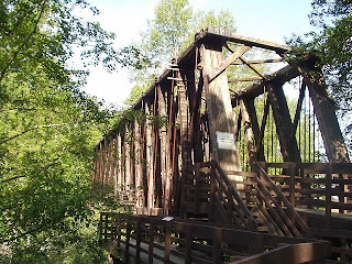 Olympic Discovery Trail leads across Dungeness Railroad Bridge