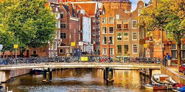 Amsterdam Holland most visited place in netherland famous tourist spot most crowded place