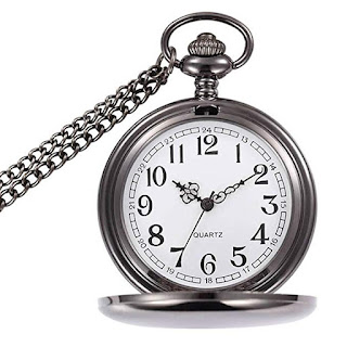 Classic smooth vintage pocket watch