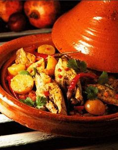 Moroccan Tagine of Seabass and Seasonal Vegetables