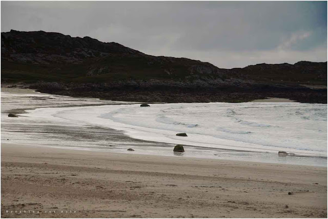 Cliad bay beach Coll Scotland